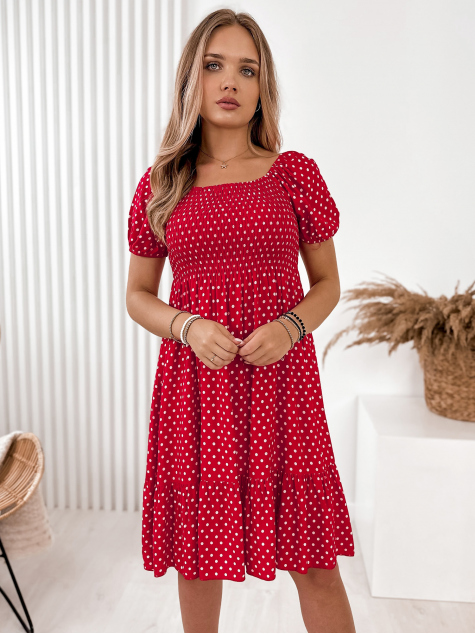 ROBE INDRA ROUGE